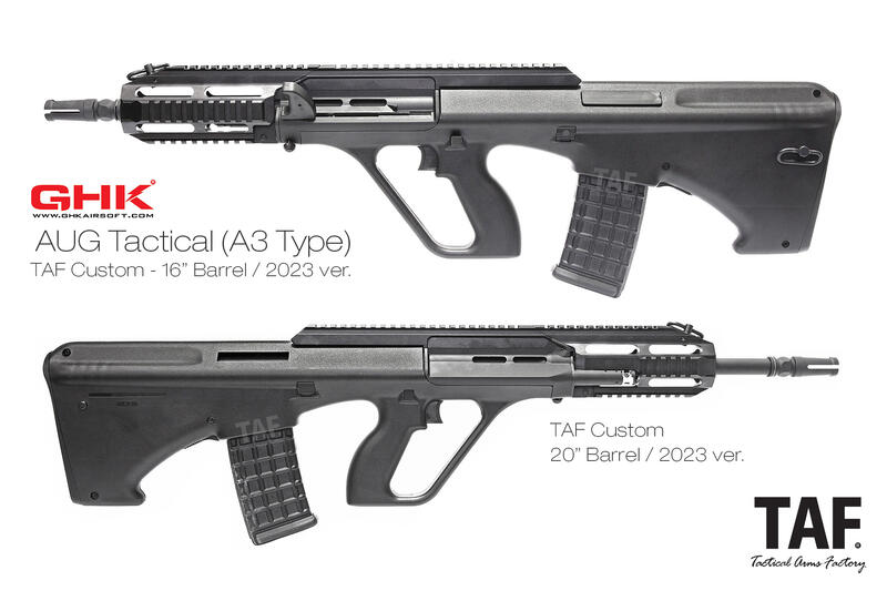 【TAF 補貨中】GHK AUG Tactical (A3 Type) 戰術版 GBB 瓦斯步槍 2023最新版本