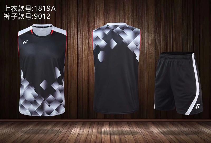 2019 年 全新 YONEX 男版 無袖羽球衣 熱昇華轉印 吸溼快乾排汗上衣 2 色可選 型號 1819