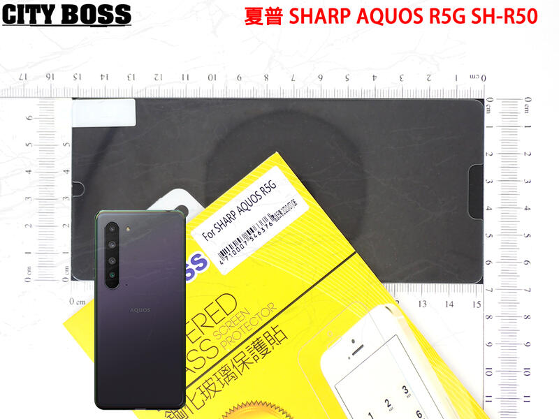 夏普 SHARP AQUOS R5G SH-R50 亮面半版透色 鋼化玻璃螢幕保護貼 半版玻璃