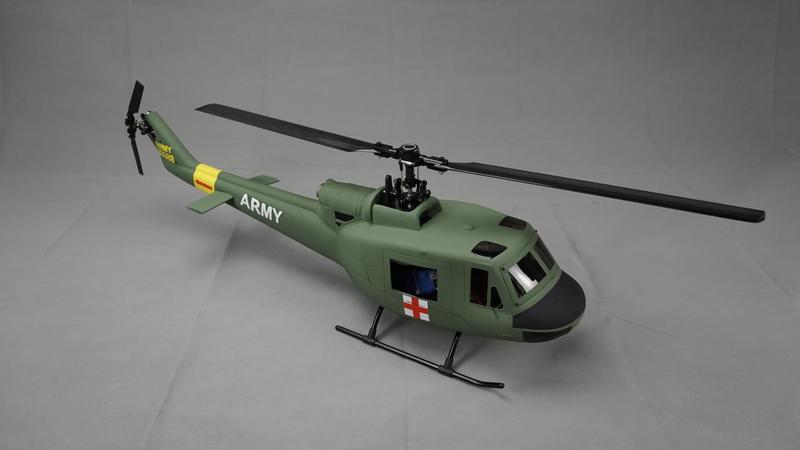 【崇武---CWI】1/18比例RC450級 UH-1休伊直升機(Kbar陀螺儀無副翼) RTF全套到手飛 預購