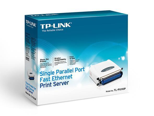 實體店面 TP-LINK  TL-PS110P  單一平行埠快速乙太網路列印伺服器