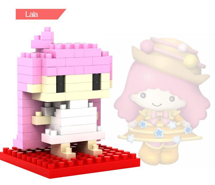 [玩具小舖]樂高式小積木 Hello Kitty 系列公仔-雙子星Lala