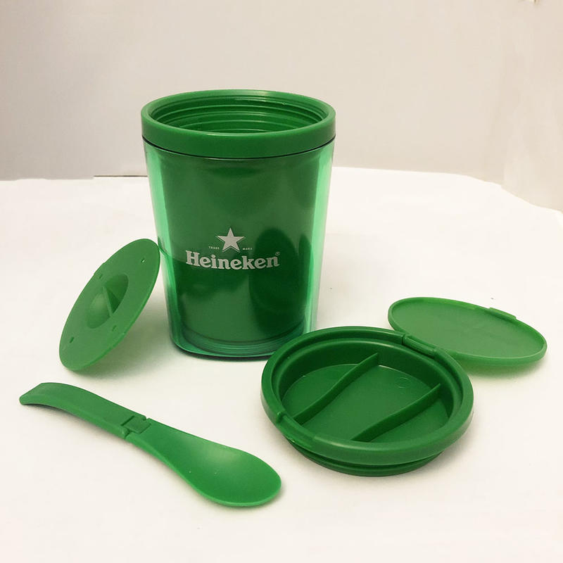 [RR小屋] Heineken 海尼根 質感湯杯組 擺飾 粥 燕麥 泡麵 適用