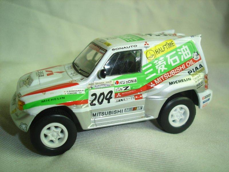 1998~1/43~PAJERO-三菱石油仕樣204號車 MITSUBISHI PAJERO EVOLUTION