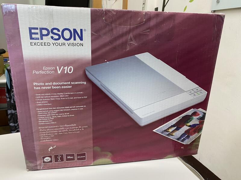 【二手】Epson Perfection V10 彩色掃描器