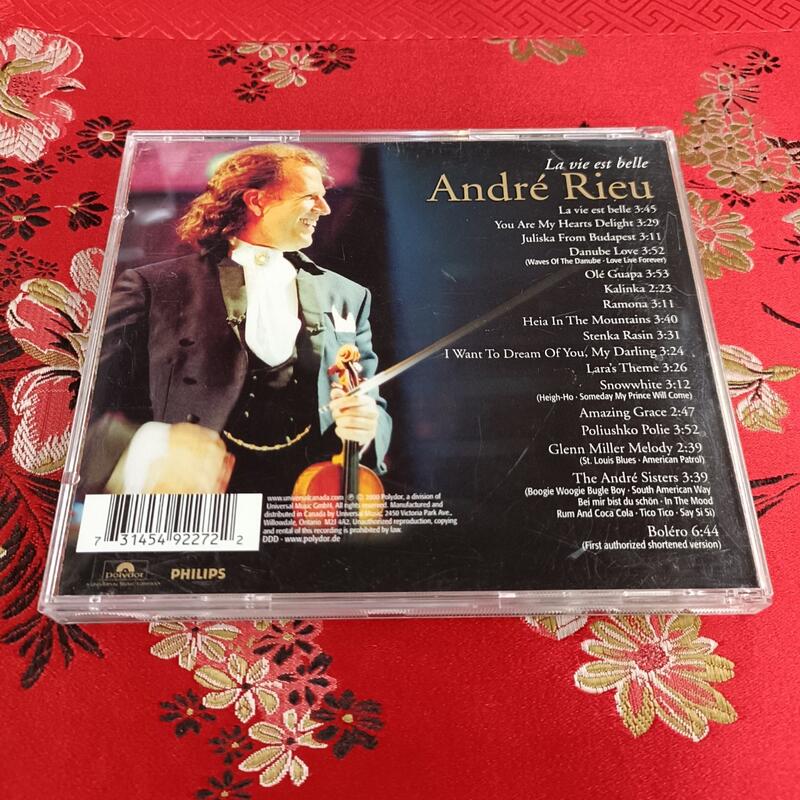 啟元唱片》安德烈瑞歐ANDRE RIEU 美麗人生LA VIE EST BELLE 片況良好