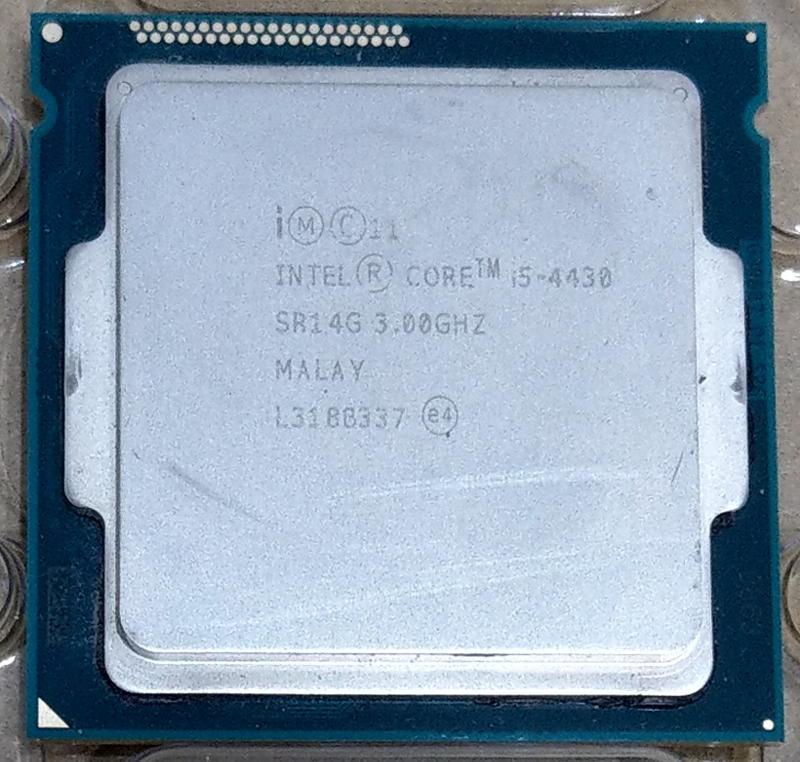 Intel core 四代 i5-4460 CPU (1150 腳位) 無風扇