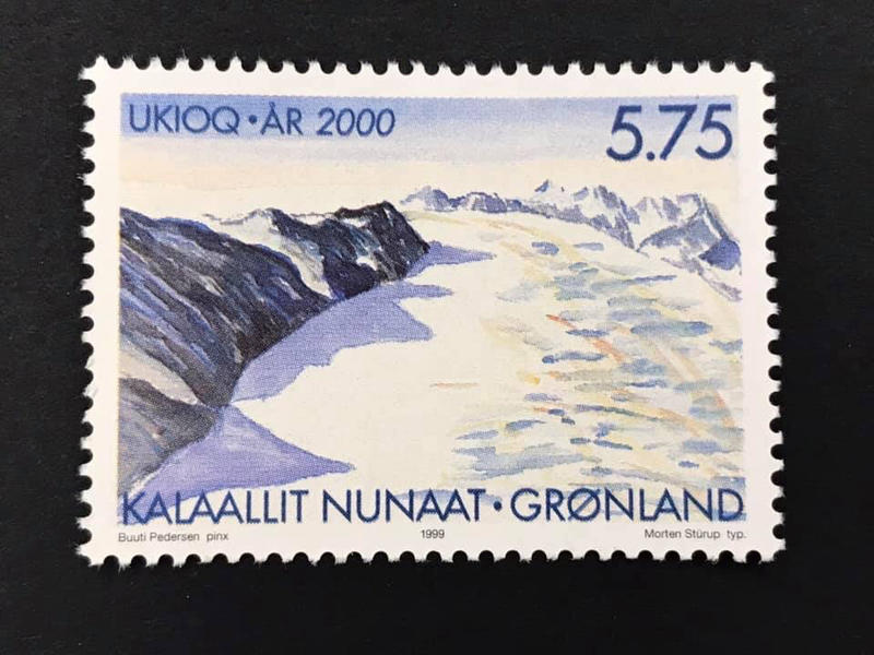 1999 #格林蘭島 #邁向公元2000年冰川景色套票1全38元