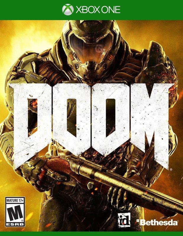 【布魯樂】《預購中》[美版電玩] Doom 毀滅戰士 [Xbox One]