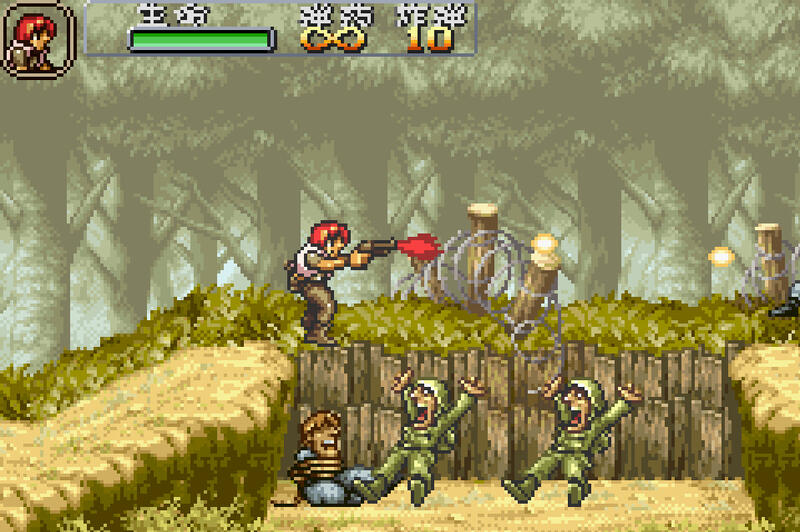 注目 METALSLUG ADVANCE UK版 動作品 携帯用ゲームソフト