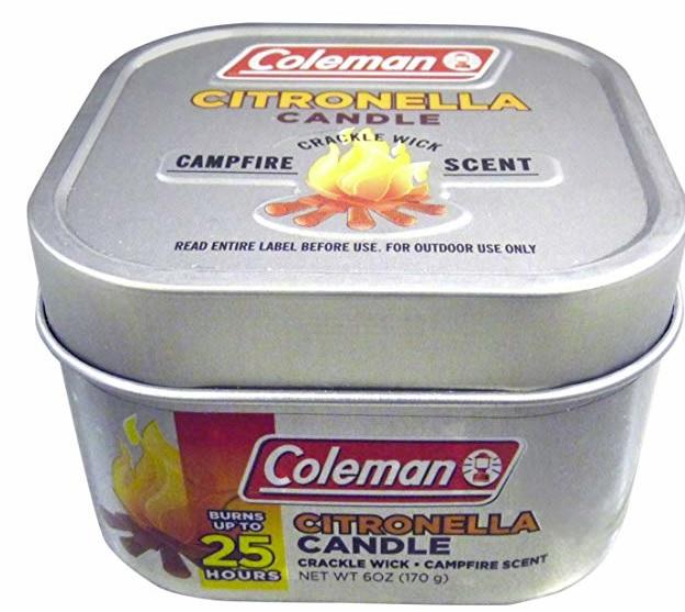 ㊣USA Gossip㊣ Coleman Citronella 營火香味 蠟燭 連續燃燒 25小時