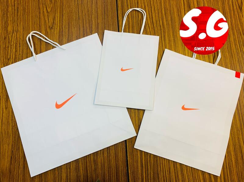 S.G 現貨NIKE 運動品牌購物袋紙袋包裝袋禮物袋無店名全新大/中/小