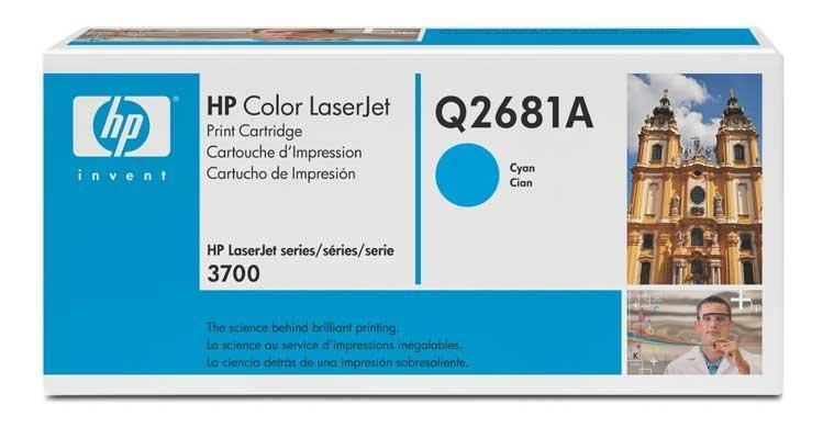 庫存品HP Q2681A (311A) 藍色原廠碳粉匣 適用3700