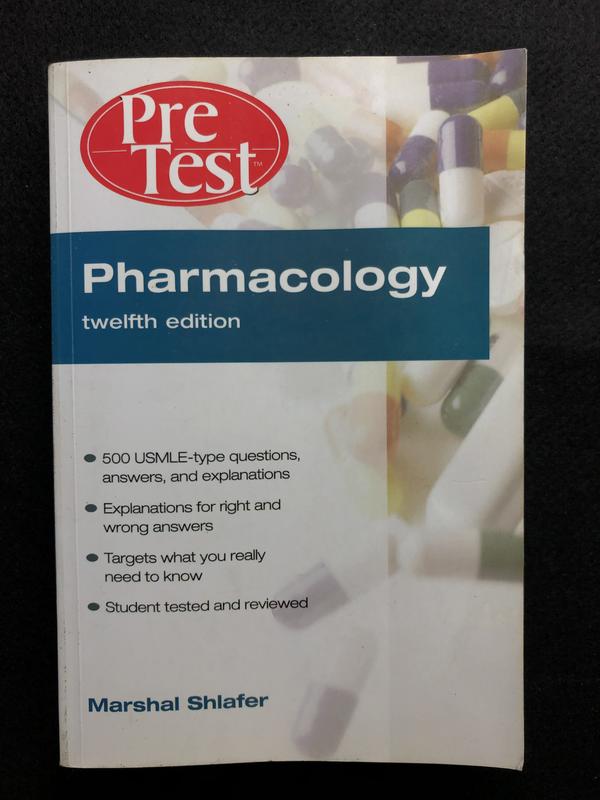 Pharmacology PreTest™ Self-Assessment and Review, 12th Editi