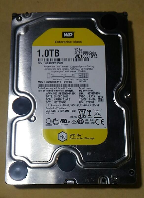 WD1002FAEX wd1001FALS WD1003FBYZ WD RE 企業級綠標黑標1tb硬碟SATA線