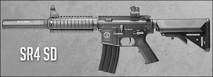 【磐石】SRC SR4 M4 SD 第二代海豹托全金屬電動槍-GE-0509TM II