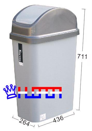 HuGaGa 收納館™『KEYWAY CV345天使垃圾桶』多件享優惠 聯府 垃圾筒 資源回收 雜物筒 車用 45L