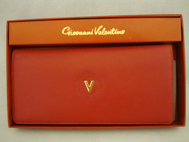 Giovanni Valentino 紅色中型皮夾(Italy)