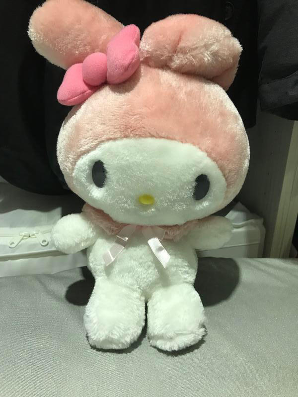 日本正版 三麗鷗 美樂蒂 melody 玩偶 娃娃