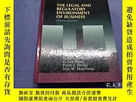 古文物The罕見Legal and Regulatory Environment of Business 16開精裝本露 