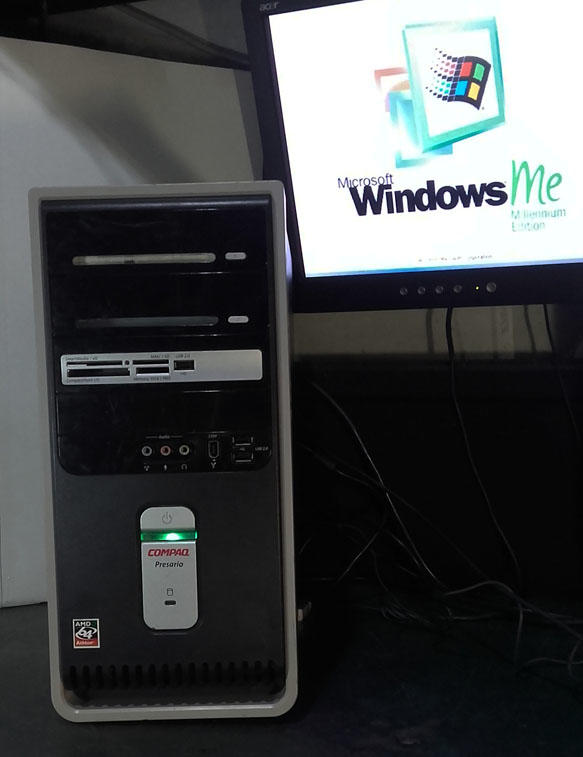 【窮人電腦】自組Compaq康柏Windows ME工業主機出清！雙北桃園可親送！外縣可寄！