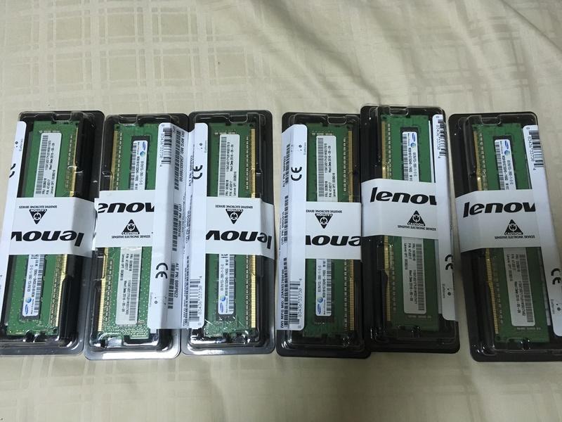 全新 聯想 Lenovo DDR3 8G  PC3L ECC 伺服器記憶體 00D5016