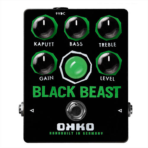 德國 OKKO Black Beast Fuzz Distortion 頂級 手工破音 效果器