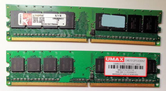 DDR2 512M 桌上型電腦記憶體 KINGSTON & UMAX