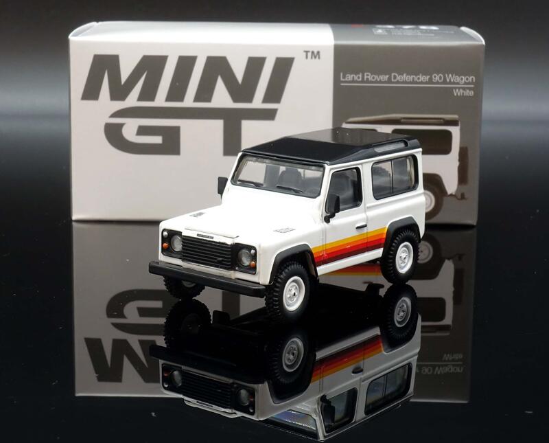 MASH】現貨特價Mini GT 1/64 Land Rover Defender 90 Wagon 白#378