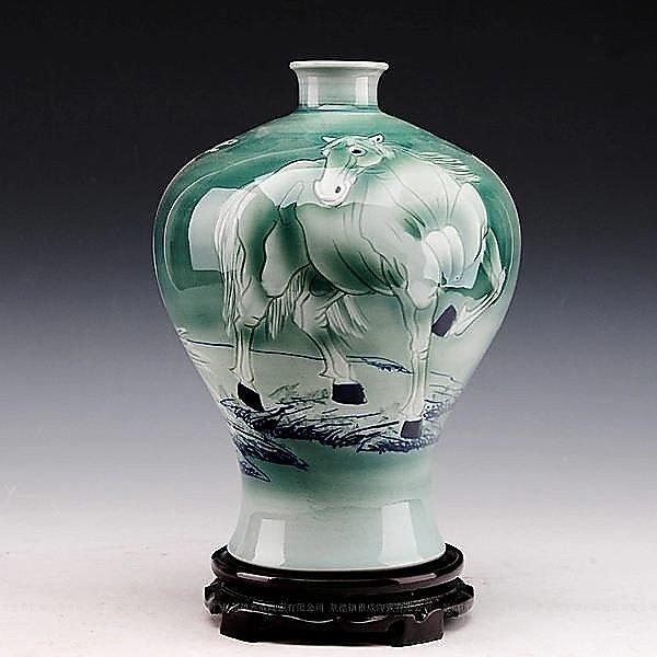 【樸緻精品】中式居家擺設 客廳 書房 玄關擺設 簡約陶瓷花瓶（GA-0677） 