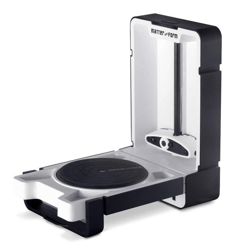 Matter And Form MFS1V2 3D-Scanner – Desktop, 0,1 Mm Genauigkeit, Roter Laser, Faltbar, Für Mac & Windows, Inkl. Quick-Scan-Software