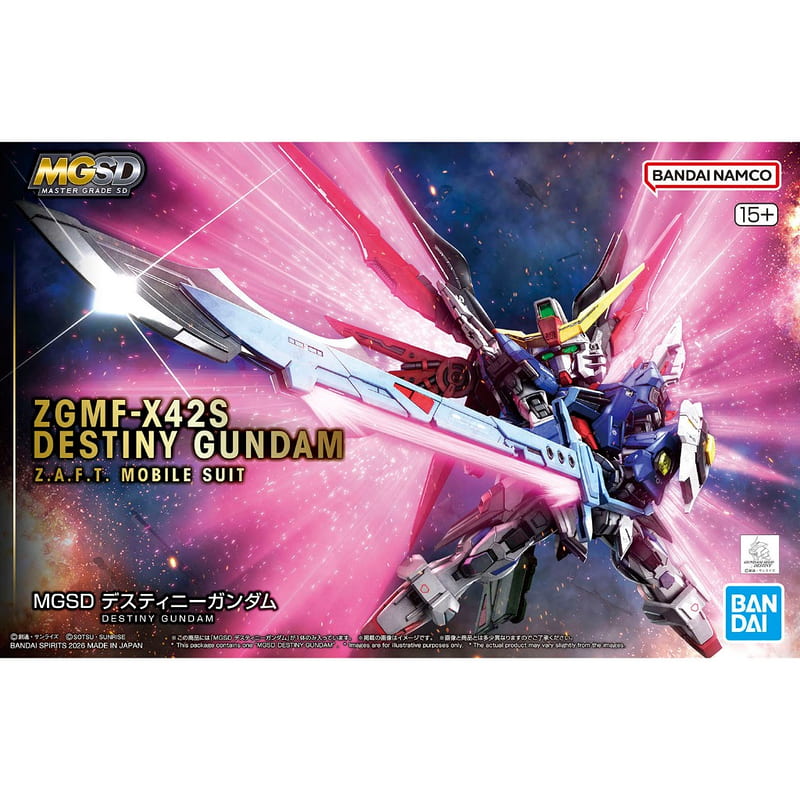 【模型屋】現貨 含水貼 BANDAI 鋼彈SEED MGSD DESTINY GUNDAM 命運鋼彈 光之翼 阿斯蘭