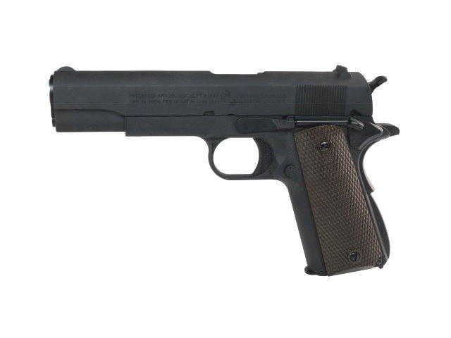 【KC軍品】CyberGun M1911 軍版 授權刻字 全金屬 瓦斯手槍 WE雙動力系統(黑色)