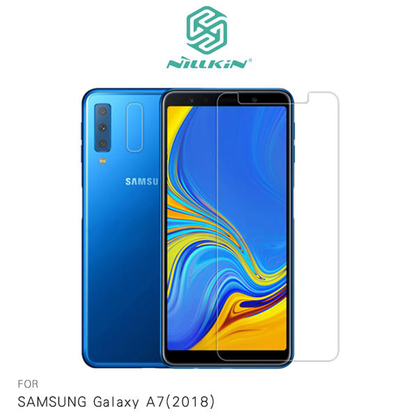 強尼拍賣~NILLKIN SAMSUNG Galaxy A7(2018) 超清防指紋保護貼 - 套裝版