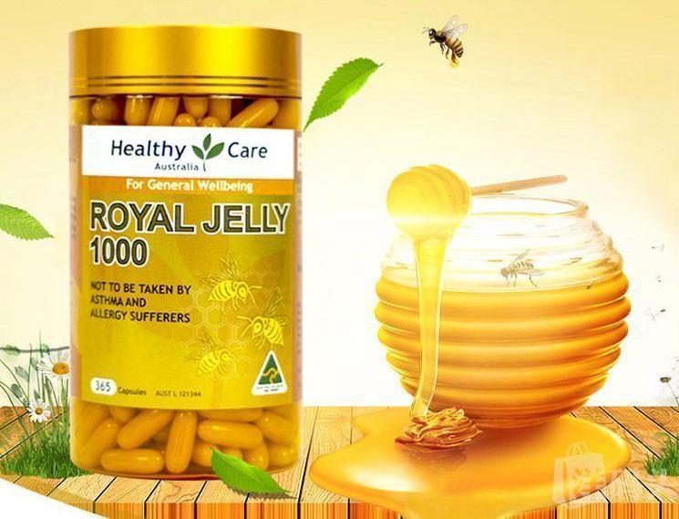 澳洲 Healthy Care Royal Jelly 蜂王乳 蜂王漿 1000mg 365顆