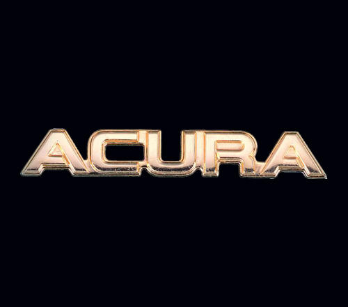圓夢工廠 Acura 金色 鍍鉻 銀色 超質感 改裝 尾門 車身字貼 字貼 字標 車標 - 尺寸147 * 22 mm