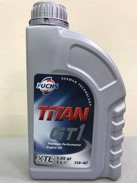 【小皮機油】12瓶2160元下標賣場 福斯 FUCHS TITAN GT1 XTL 5W-40 5W40 shell