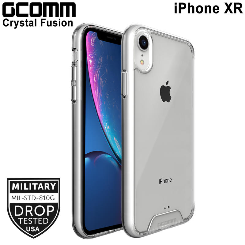 GCOMM iPhone XR 晶透軍規防摔殼 Crystal Fusion