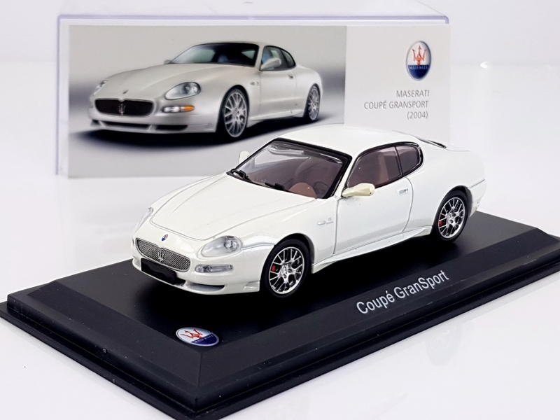 【模型車藝】1:43 Leo Models Maserati Coupe GranSport 2004白