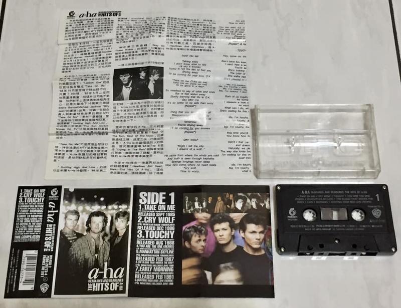 A-ha 1991 Headlines And Deadlines Taiwan Cassette Tape with