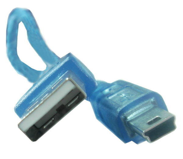 USB to mini USB線~用於讀卡機/硬碟外接盒/PDA/數位相機等 mini 5pin 接頭