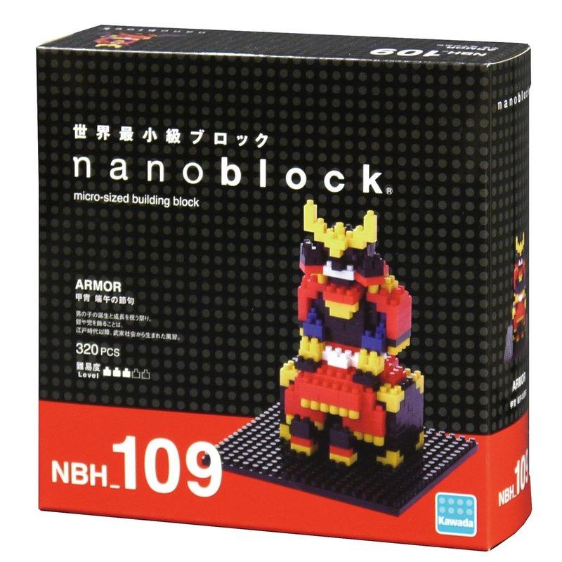 Kawada Nanoblock 日本河田積木 ARMOR 甲冑 端午の節句 NBH-109 日本的端午節 穿鎧甲的人型