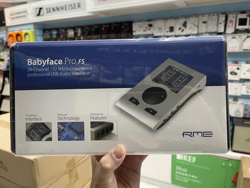 禾豐音響 最新FS版 現貨 公司貨保1年 RME Babyface PRO FS 娃娃臉 USB音效卡