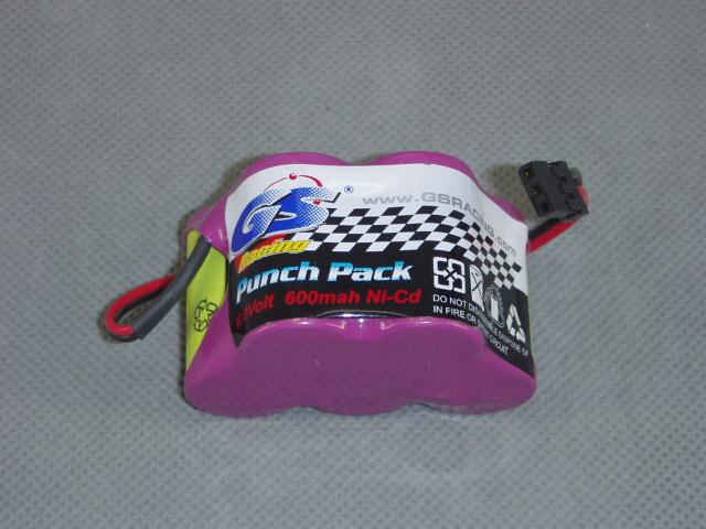 GS Racing Punch Pack 6.0V Ni-Cd Rechargeable Battery Pack