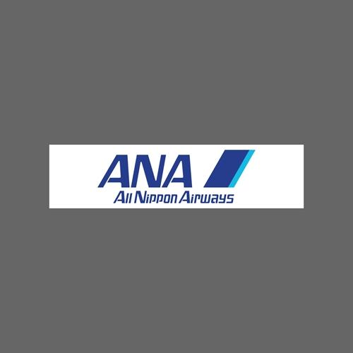 ANA All Nippon Airways 全日空航空 橫幅 標語貼紙 120x30 mm