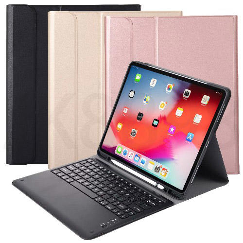 2021年iPad Pro12.9吋(五代/四代/三代)平板專用筆槽型分離式藍牙鍵盤/皮套/筆槽/保固一年/贈注音貼紙