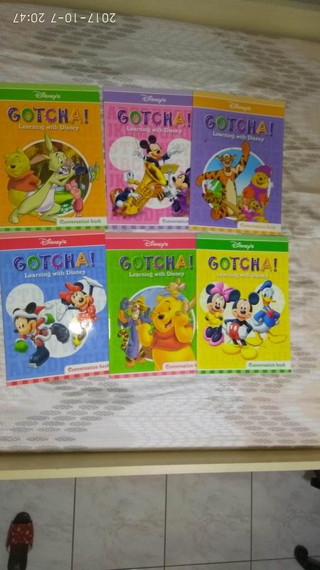全新兒童英語教材   迪士尼美語教材6本 附CD6片