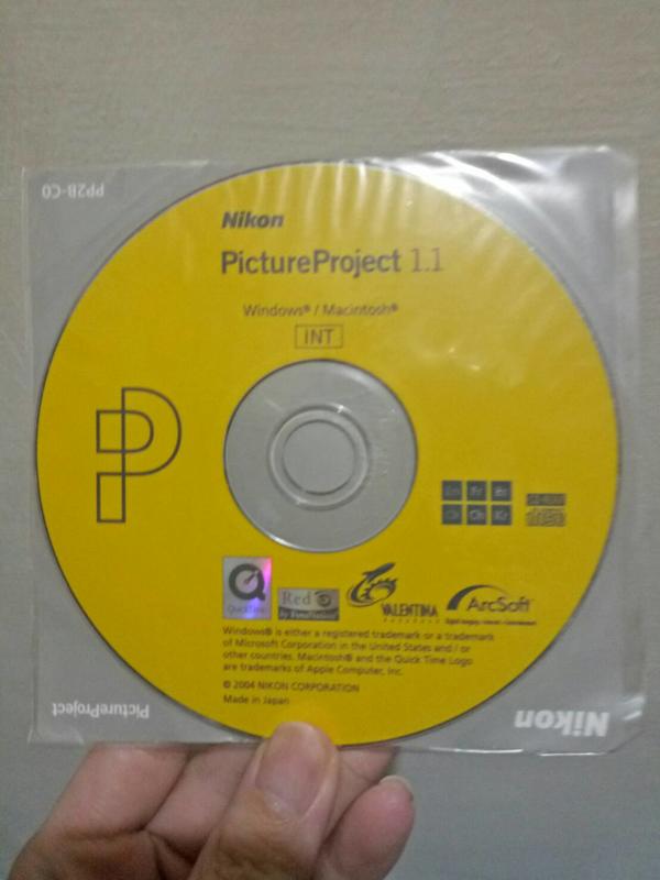 Nikon PictureProject 1.1 CD Software and Manual Disks