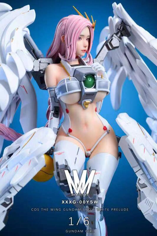 ガンダム 飛翼 EW 少女 天使降臨 メカ娘 フィギュア 塗装済み完成品 ガンダム 飛翼 EW 少女 天使降臨 メカ娘 フィギュア 塗装済み