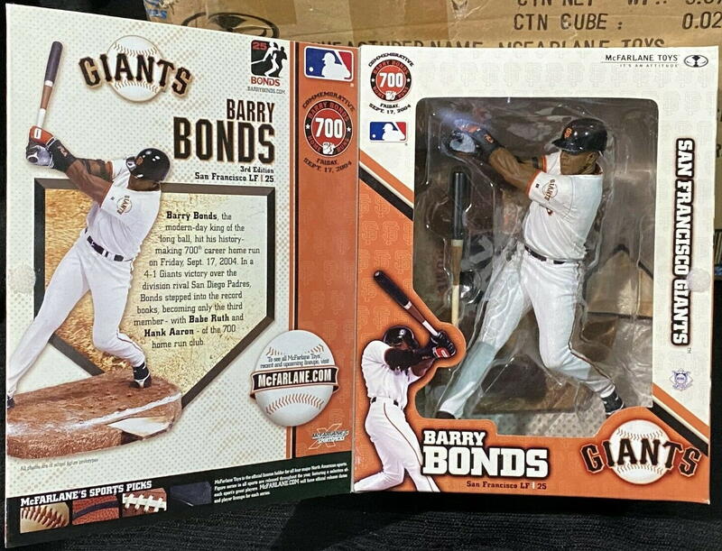 McFarlane Toys 麥法蘭MLB Barry Bonds 700轟公仔(全新未拆) 絕版邦茲